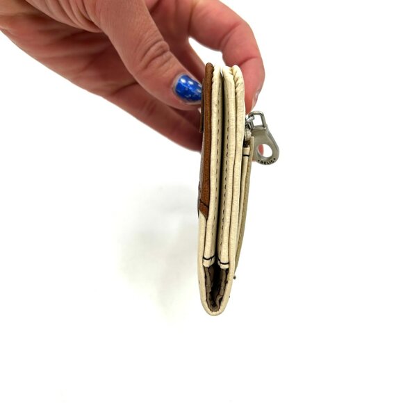 RELIC Calico Cat Leather Novely Small Mini Card Holder Wallet Size 4" x 3.5" - Picture 4 of 7